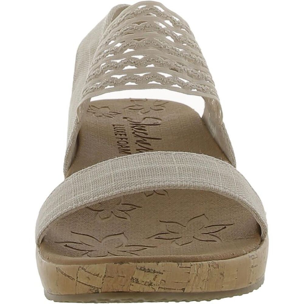 Skechers Tan Woven Strap Sandals - Picture 3 of 3